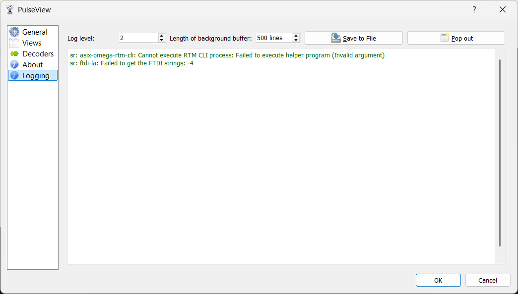 Pulseview Device Not Recognized